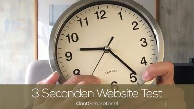 3 seconden website test